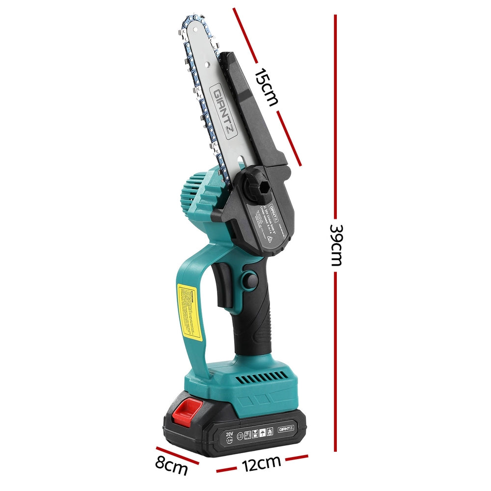 Giantz 6 Mini Cordless Electric Chainsaw Rechargeable Wood Cutter