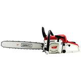 Giantz 58cc Petrol Chainsaw 20 Inch Bar Chain Saw Tree Pruner 2 Stroke E-Start - Top-Down View