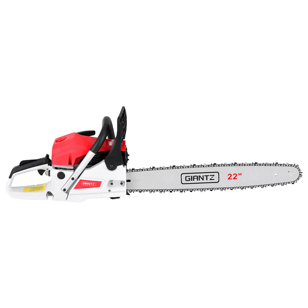 Giantz 74cc Petrol Chainsaw 22 Bar E-Start Tree Pruning Chain Saw