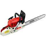Giantz Chainsaw Petrol 52CC 20 Oregon Bar Commercial E-Start Pruning Chain Saw - Top-Down View