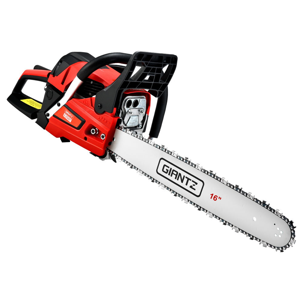 Giantz Chainsaw Petrol 45CC 16 Bar Commercial E-Start Pruning Chain Saw
