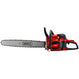 Giantz Chainsaw Petrol 58CC 22 Bar Commercial E-Start Pruning Chain Saw,Giantz Chainsaw Petrol 58CC 22 Bar Commercial E-Start Pruning Chain Saw 4.2HP - Side View