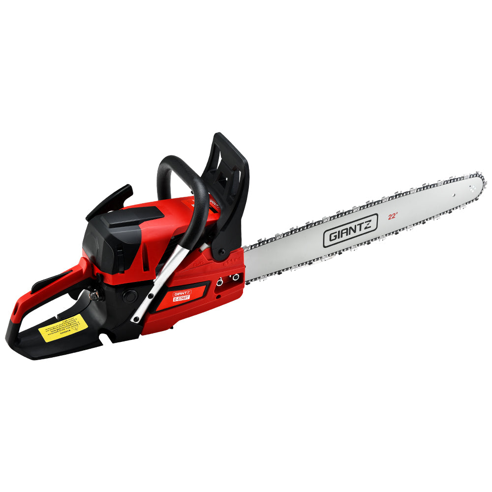 Giantz Chainsaw Petrol 58CC 22 Bar Commercial E-Start Pruning Chain Saw,Giantz Chainsaw Petrol 58CC 22 Bar Commercial E-Start Pruning Chain Saw 4.2HP