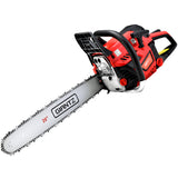 Giantz Chainsaw Petrol 52CC 20 Bar Commercial E-Start Pruning Chain Saw,Giantz Chainsaw Petrol 52CC 20 Bar Commercial E-Start Pruning Chain Saw 4.0HP - Front View