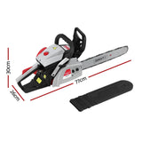 Giantz 42CC Petrol Chainsaw 16'' Bar Chain Saw Lightweight for Pruning Cutting - Front View