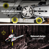 Giantz 42CC Petrol Chainsaw 16'' Bar Chain Saw Lightweight for Pruning Cutting - Close-Up Angle