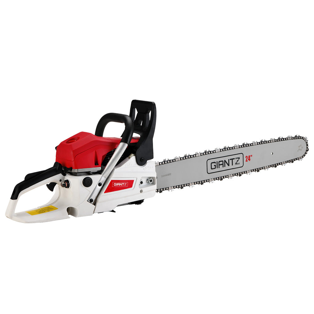 Giantz Chainsaw Petrol 62CC 24 Bar Commercial E-Start Pruning Chain Saw,Giantz Chainsaw Petrol 62CC