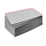 Weisshorn 36PCS 32CM X 50CM Car Sound Deadener Butyl Noise Insulation Heat Proof Self-adhesive - Front View