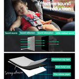 Weisshorn 36PCS 32CM X 50CM Car Sound Deadener Butyl Noise Insulation Heat Proof Self-adhesive - Side View