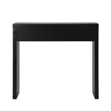 Oikiture Console Table with Drawer Black - Extra Image