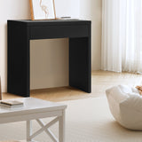 Oikiture Console Table with Drawer Black - Extra Image