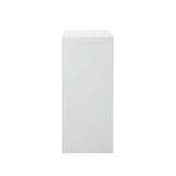 Oikiture Console Table with Drawer White