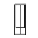 Oikiture Console Table with Metal Frame 95 x 29 x 78.5 - Low Angle