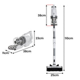 Kleenmaid Cordless Stick Vacuum Cleaner Split Wand Wet Mop CSV 3865