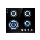 Devanti Gas Cooktop 60cm 4 Burner Black - Extra Image