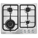 Devanti Gas Cooktop 60cm 4 Burner Silvir - Extra Image