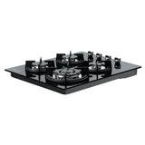 Devanti Gas Cooktop 60cm Stove Hob Black - Side View