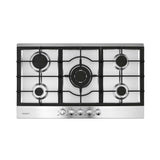 Devanti 90cm Gas Cooktop 5 Burner LPG NG Stainless Steel Hob Silver - Extra Image