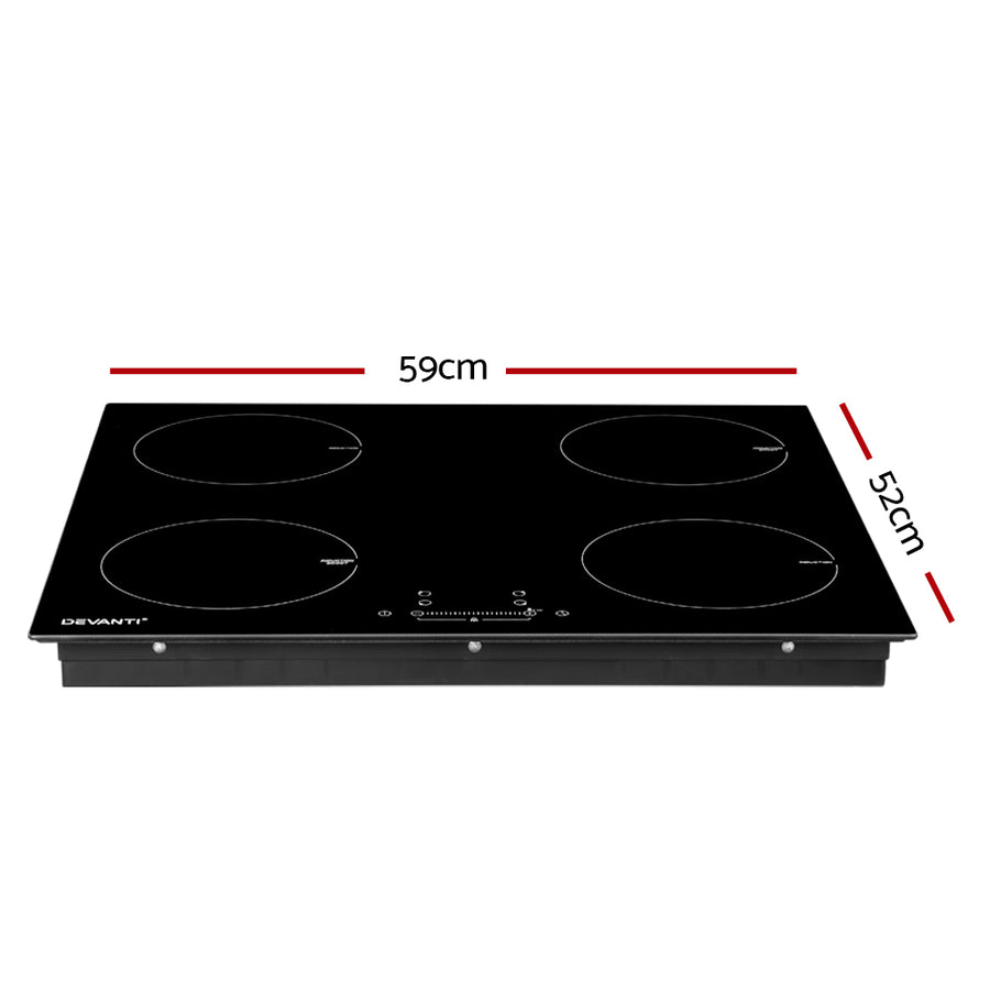 Devanti Induction Cooktop 60cm Electric Cooker, Electric