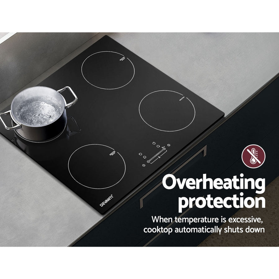 Devanti Induction Cooktop 60cm Electric Cooker, image 7