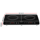 Devanti Induction Cooktop 60cm Portable Cooker - Front View