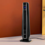 Devanti Electric Ceramic Tower Heater 2400W - Low Angle