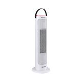 Devanti 2000W Ceramic Tower Heater Space Heaters Oscillating Indoor White - Side View