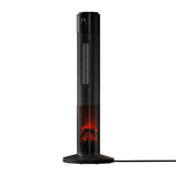 Devanti 2000W Ceramic Tower Heater with 3D Flame and Oscillation
