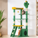 Alopet Cat Tree Tower Scratching Post 144cm Pet Condo - Rear View