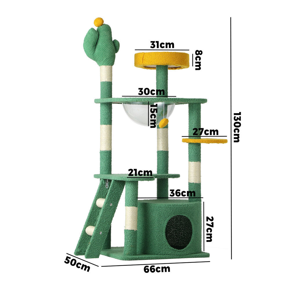 Alopet Cat Tree Tower Scratching Post 130cm Pet Condo
