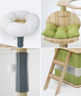 Alopet Cat Tree Tower Scratching Post Scratcher 160cm - Top-Down View