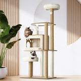 Alopet Cat Tree Tower Scratching Post Scratcher Cats Condo - Side View