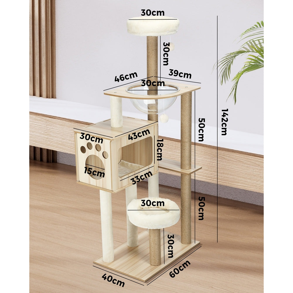 Alopet Cat Tree Tower Scratching Post Scratcher Cats Condo