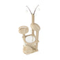 Alopet 132cm Wooden Cat Tree Scratching Post Acrylic Bowl