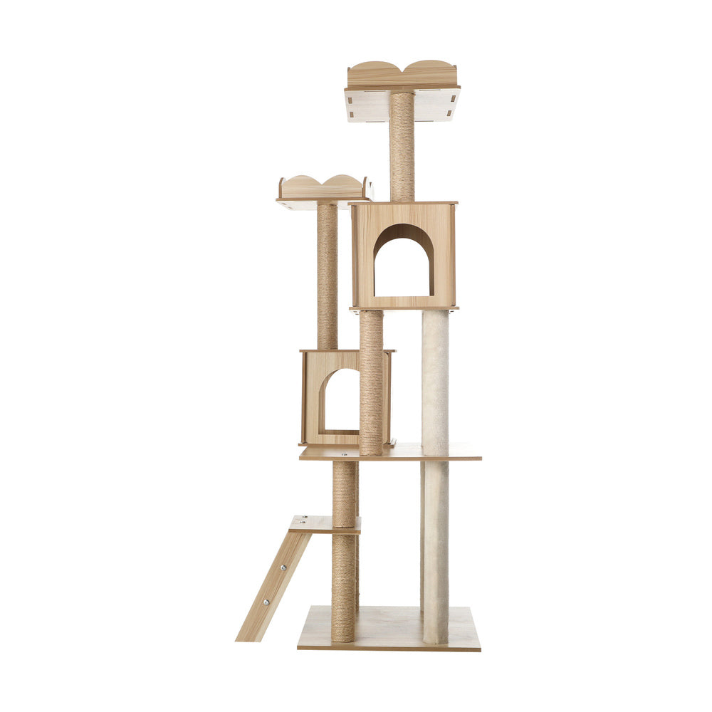 Alopet Cat Tree Tower Scratching Post Wood Condo 161cm