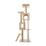 Alopet Cat Tree Tower Scratching Post Wood Condo 161cm - Top-Down View