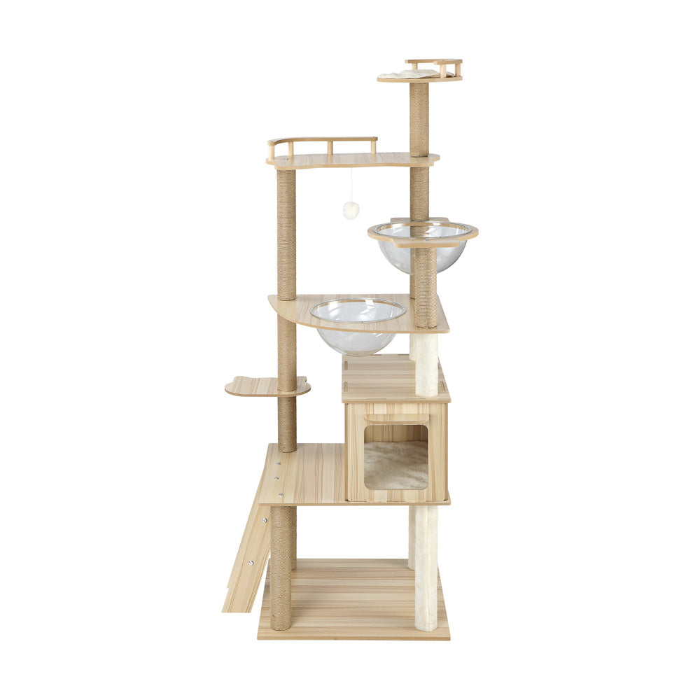 Alopet 174 cm Cat Tree with Scratching Post Cat Condo Ladder