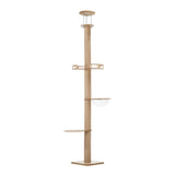 Alopet Cat Tree Wood Tower Scratching 270cm Post Floor to Ceiling
