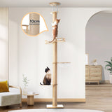 Alopet Cat Tree Wood Tower Scratching 270cm Post Floor to Ceiling - Extra Image