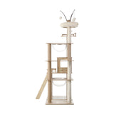 Alopet Large Cat Tree Wood Scratcher Condo House Bed 172cm - Side View