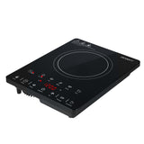 Devanti 2000W Induction Ceramic Cooktop with Touch Controls - Side View