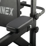 Finex Chin Up Tower Weight Bench Push Pull Up Knee Raise - Top-Down View