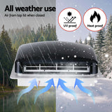 Weisshorn Caravan Air Vent Roof Hatch 12V Shower Fan Reversible Airlfow Rainy Use Camper - Rear View