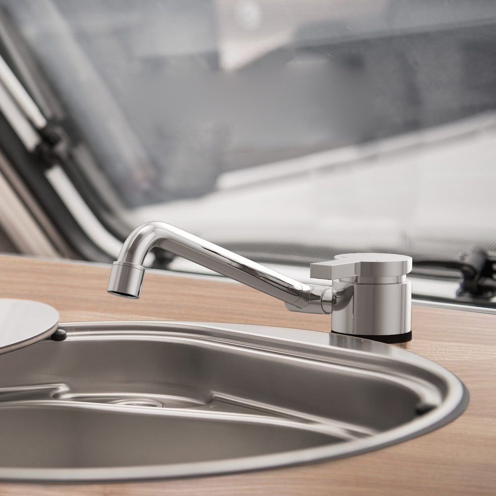 Welba Caravan Kitchen Mixer Tap Foldable Faucet Swivel WELS