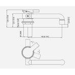 Welba Caravan Kitchen Mixer Tap Foldable Faucet Swivel WELS
