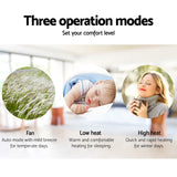 Devanti 2000W Black Wall-Mounted Ceramic Heater - Top-Down View