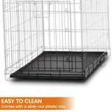 Royale 36in Foldable Pet Wire Dog Crate - Medium - Side View