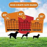 Royale 36in Foldable Pet Wire Dog Crate - Medium - Extra Image