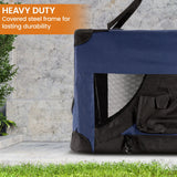 Royale Heavy Duty Soft Collapsible Pet Carrier - Large - Low Angle