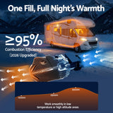 Giantz Diesel Air Heater All-in-one 12/24V 5KW LCD Remote Control for Car RV Indoors machinery - 45-Degree Angle